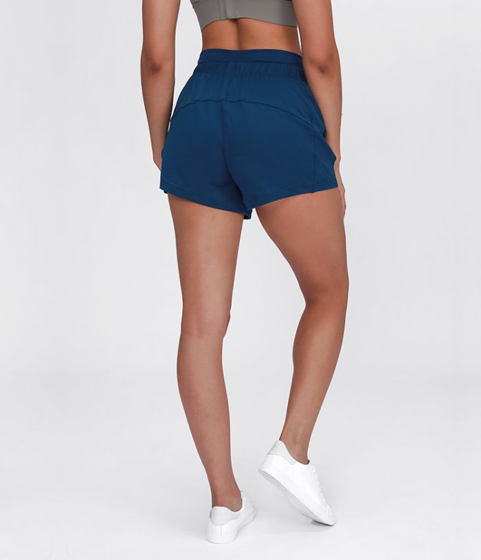 Yoga Shorts with Drawstring Elastic Waistband - Image 13