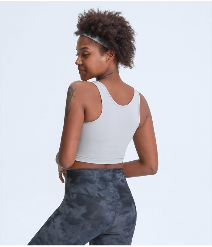 Racerback Fitness Tops Gym Crop Top - Image 18