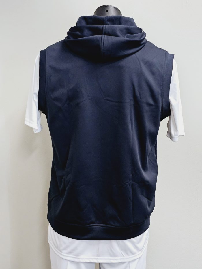 EN SLEEVELESS WORKOUT HOODIE - Navy Blue, L - Image 6